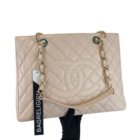 Chanel Beige Gst Ghw 